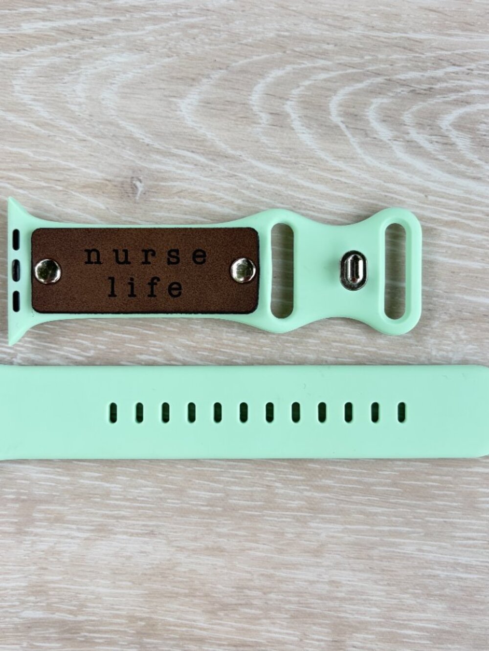 🩺 NEW Mint Green "Nurse Life" Smart Watch Band • 42/44/45/46/49mm